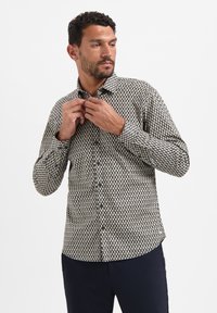 NO EXCESS PRINTED STRETCH - Overhemd - black