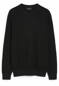 C&A Strickpullover - mottled black
