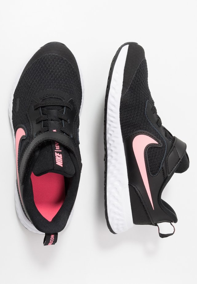 REVOLUTION 5 UNISEX - Laufschuh Neutral - black/sunset pulse