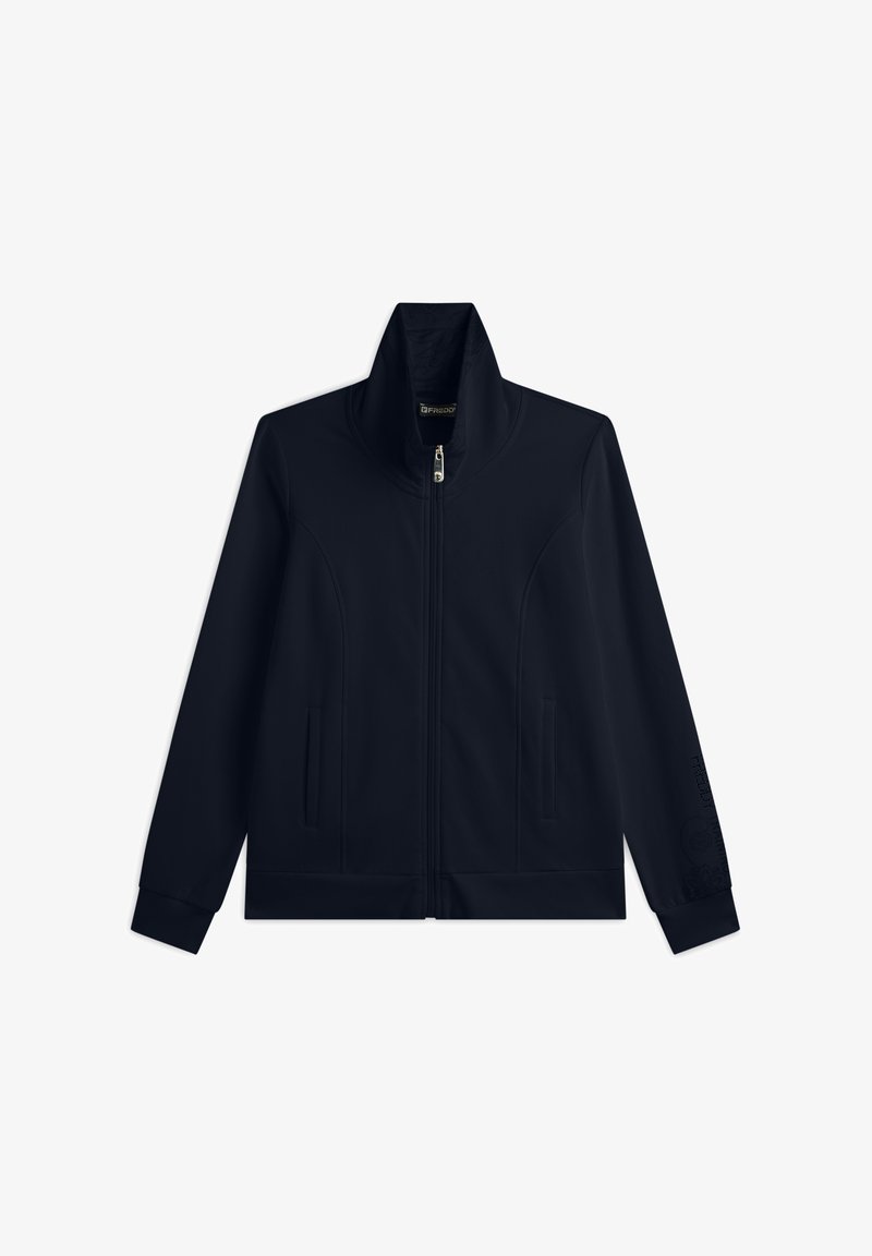 Freddy COLLO CON INTERNO - Felpa con zip - dark sapphire