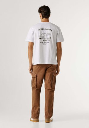 BASIC SCOTT TEE - T-Shirt print - white