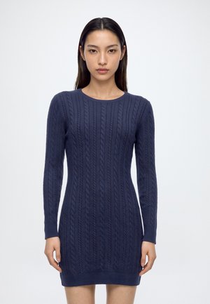GAP, V-LS CABLE CASHSOFT MINI - Robe de jour - navy uniform