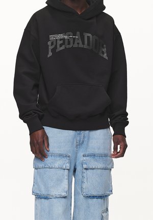 Felpa con cappuccio - black