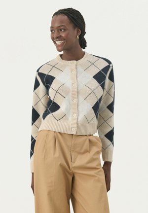 Cardigan - french oak natural check