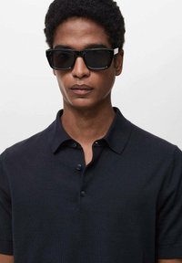 Mango Bluză polo - dark blue