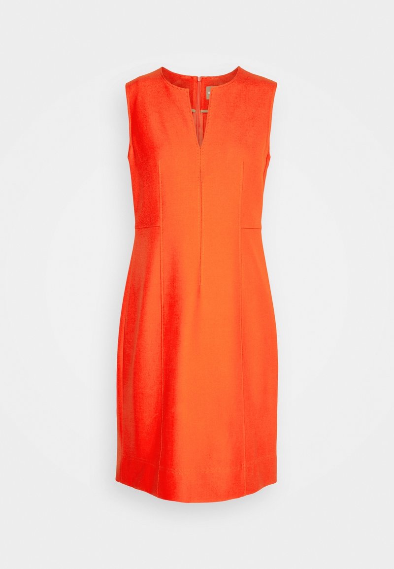open lace back dress Hugo Boss Dezuki Midi Dress - Orange main image 1