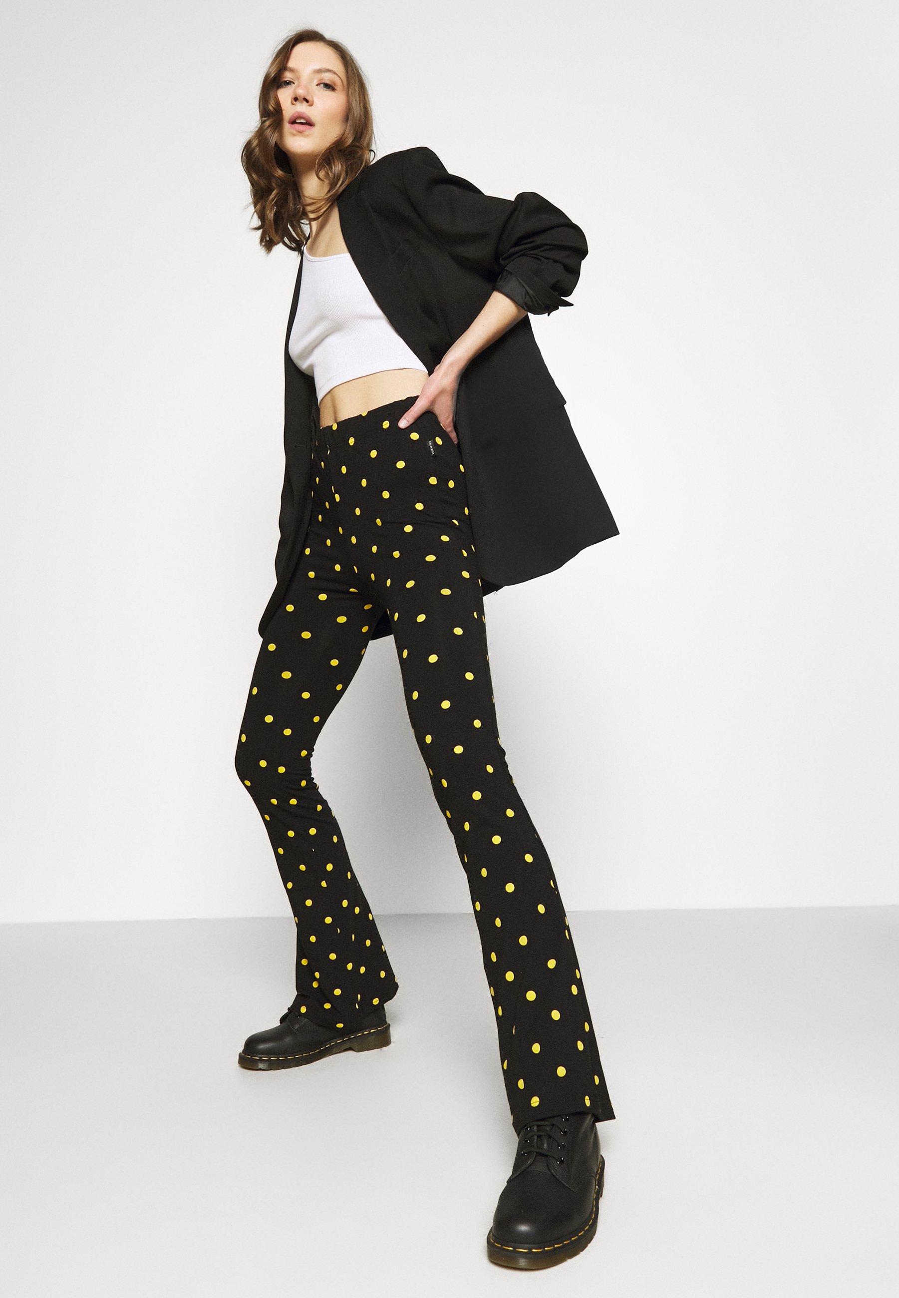 Flared pants dots Clearance