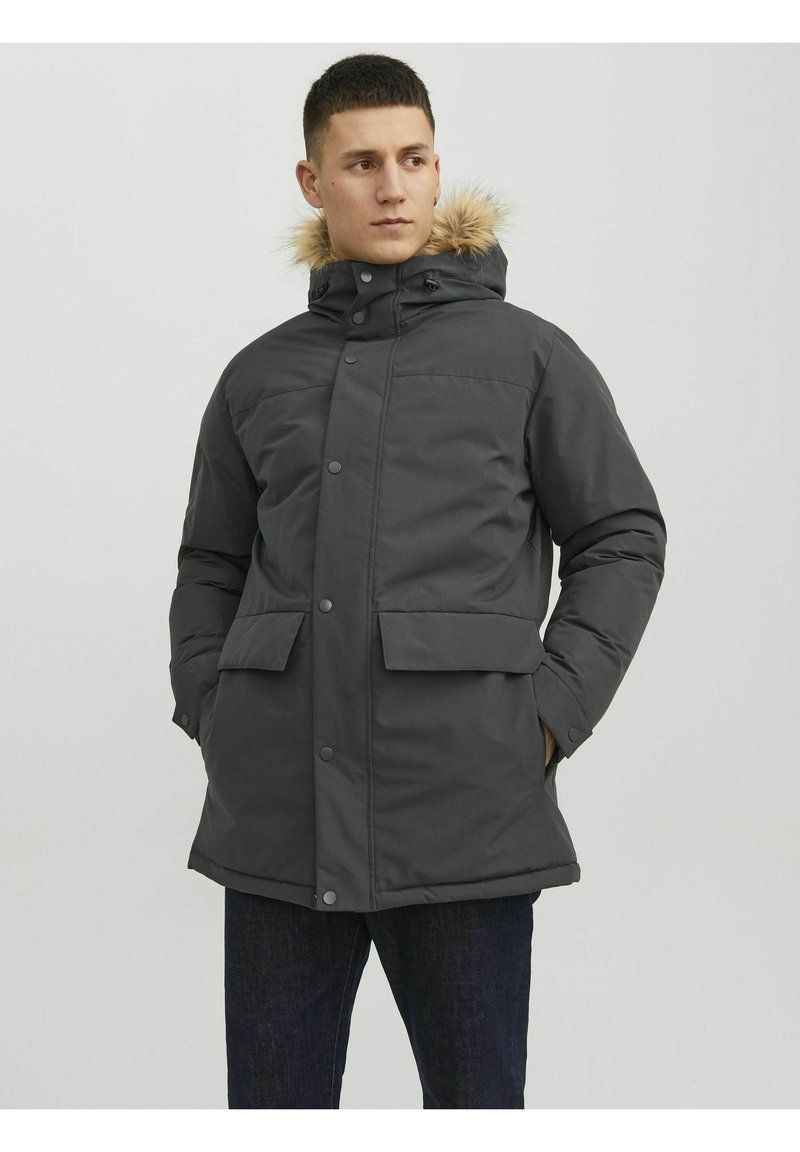 Jack & Jones Parka Homme - Regular Fit 100% Polyester Chaud Et Résistant