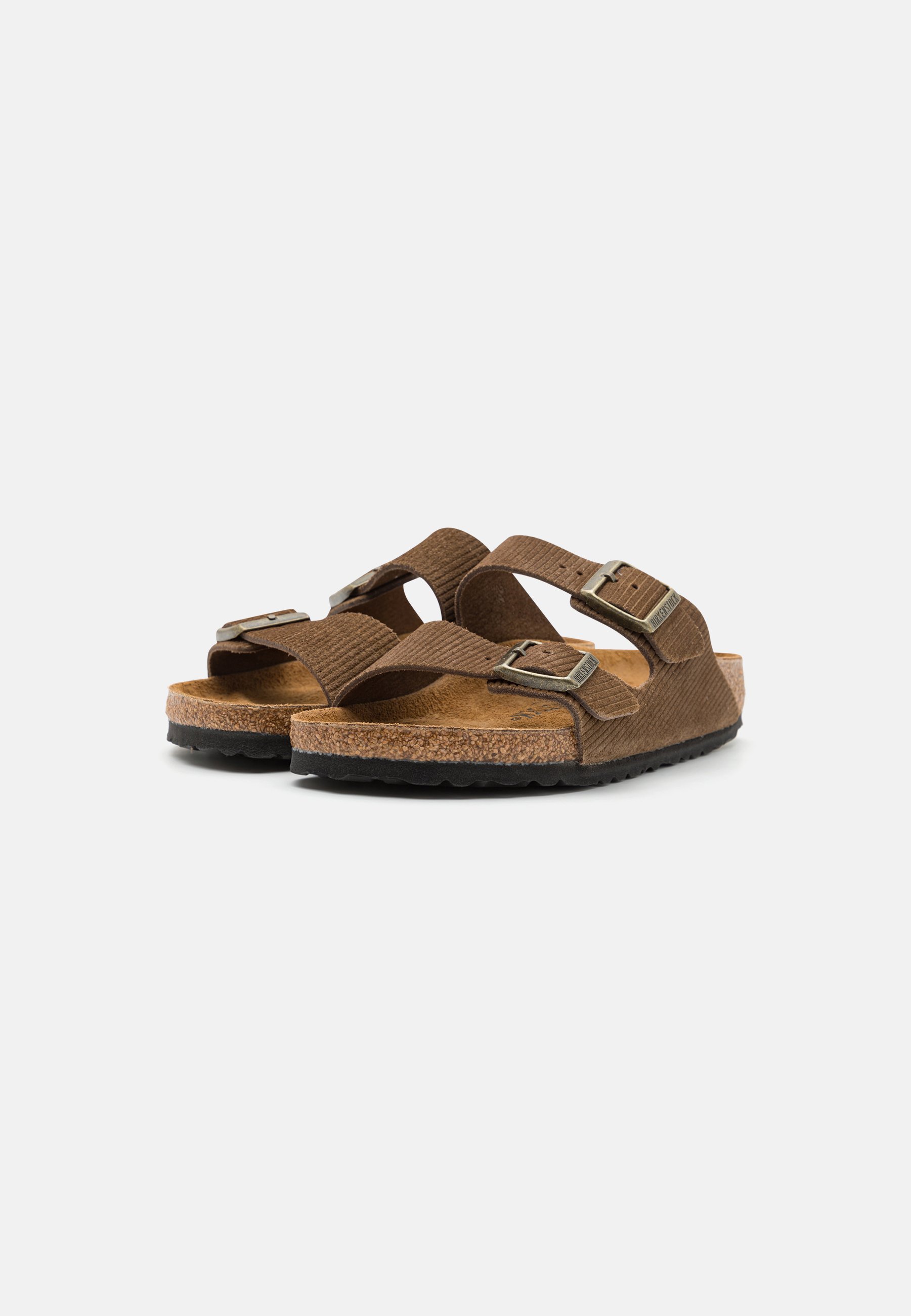 サンダル BIRKENSTOCK Brown suede Arizona slippers (1028264 DARKTEA) Arizona Suède Dark Tea/ Black | BIRKENSTOCK