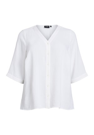 Button-down blouse - cloud dancer