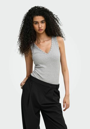 ONLY TOP ONLROCK TOP - Top - light grey melange