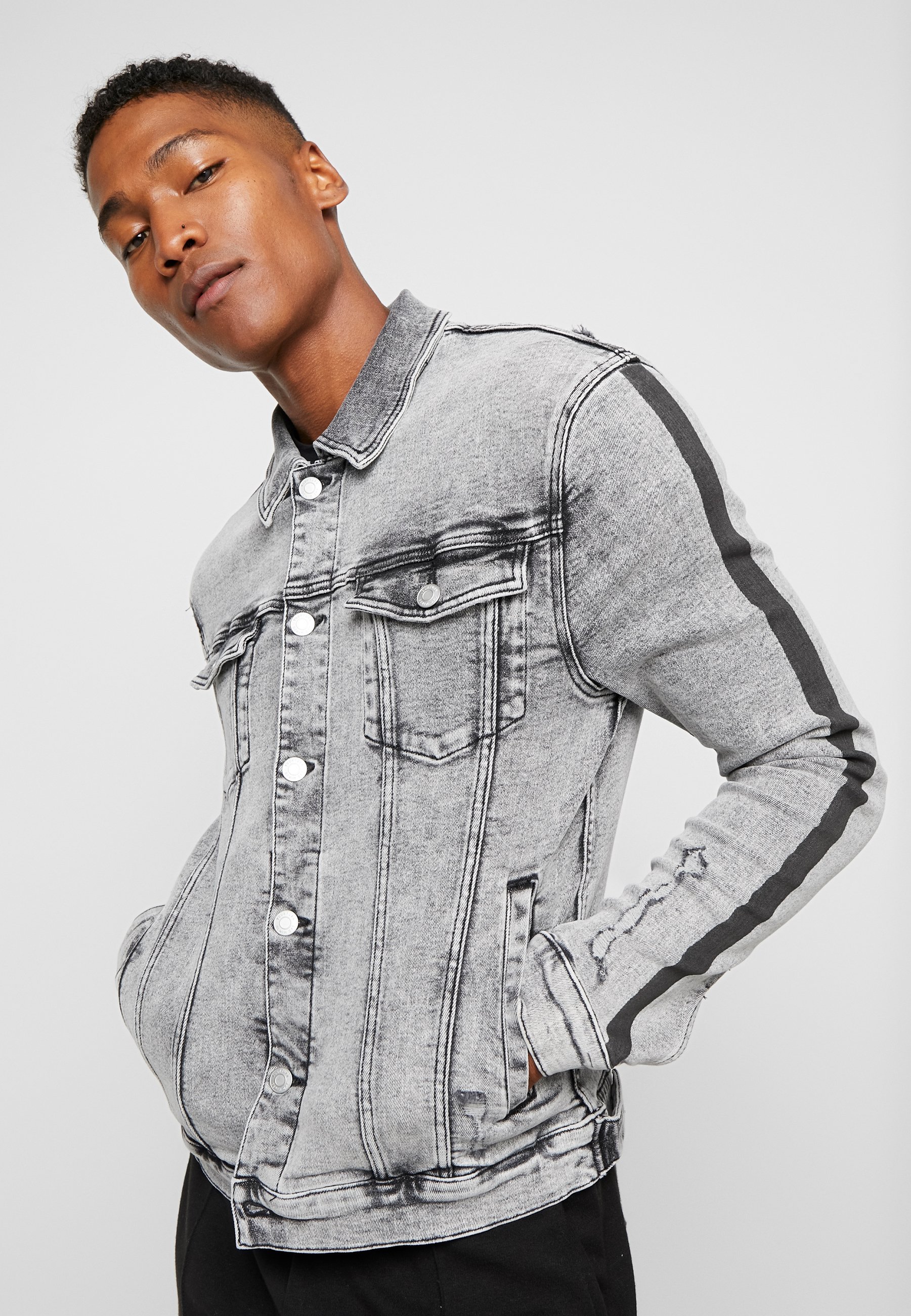 YOURTURN Spijkerjas bleached denimGebleekt denimbleached YOURTURN Spijkerjas bleached denimGebleekt denimbleached