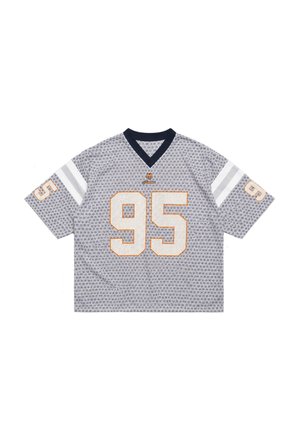 PROHIBITED, 95 TRIKOT TEE - T-shirt imprimé - grey