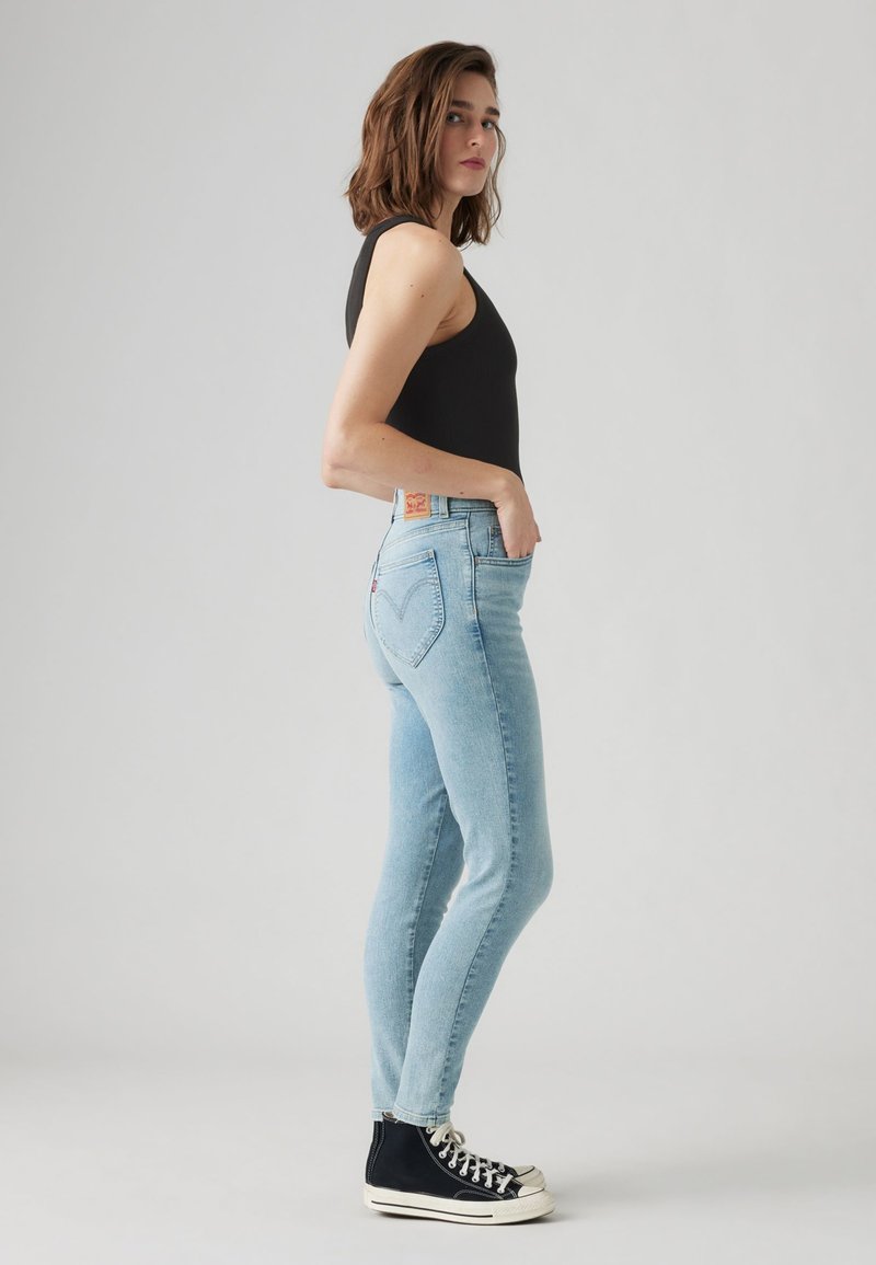 RETRO HIGH SKINNY DOUBLE BUTTON - Skinny džíny - straight out of levi's�
