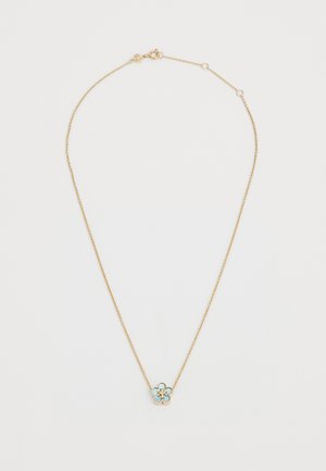 KIRA FLOWER PENDANT - Collier - gold-coloured/blue