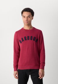 Barbour PREP LOGO CREW NECK - Camisola - highland red