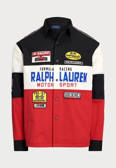 Polo Ralph Lauren RACING OVERSHIRT - Casaco leve - black