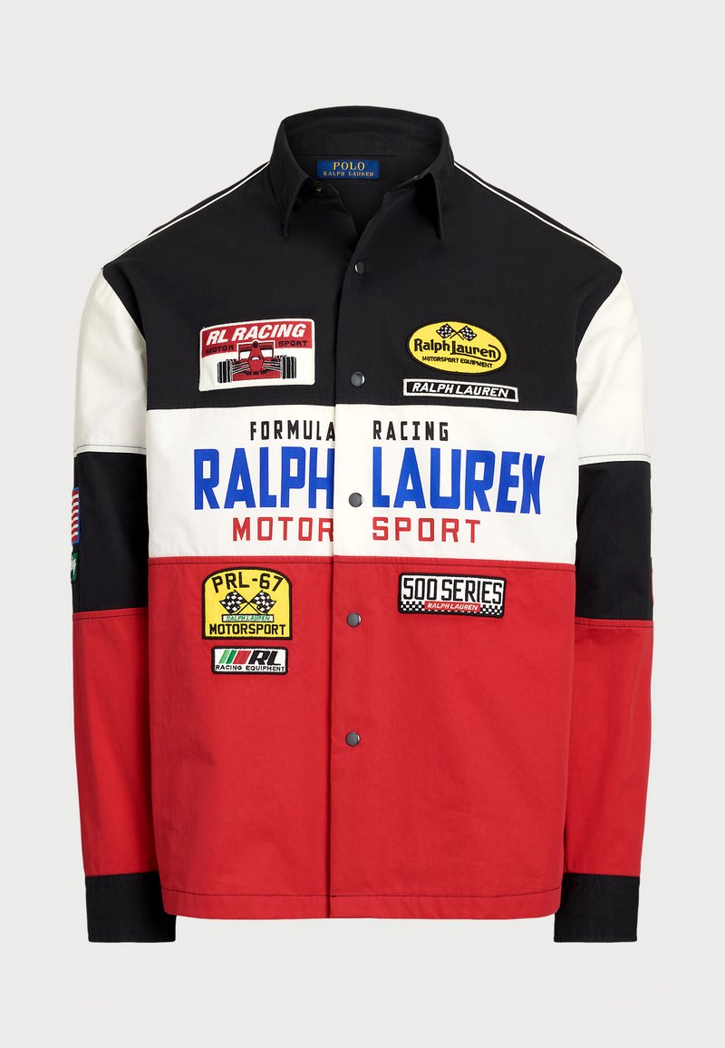 Polo Ralph Lauren RACING OVERSHIRT - Overgangsjakke - black