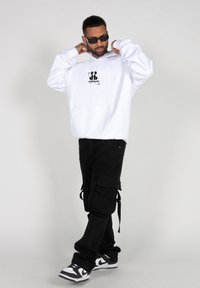 MJ Gonzales CIRCLE X HEAVY  - Hoodie - white