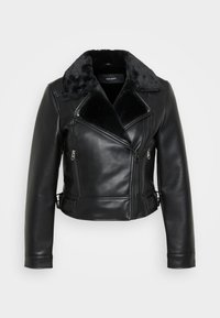 VMHAILEY COATED JACKET - Műbőr dzseki - black
