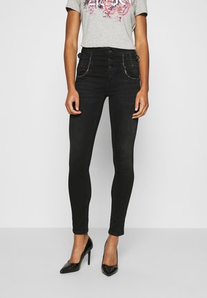Slim fit jeans - black denim