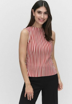 STOCKH LM INEZ PLEATED - Blouse - red stripe