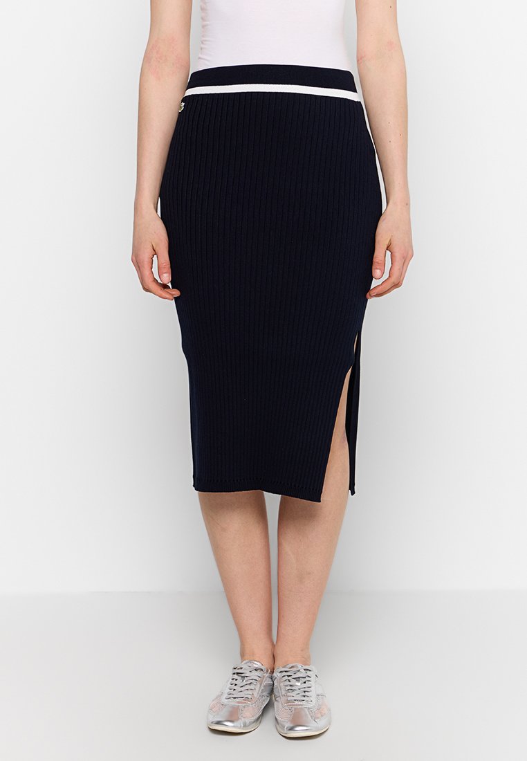 Lacoste Kokerrok donkerblauw