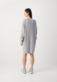 Marc O'Polo DRESS LONGSLEEVE ROUND NECK - Kampsunkleit - soft stone melange