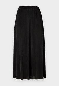 SKIRT ELASTIC WAIST - Rakott szoknya - black
