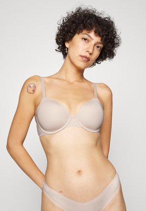 SMOOTH ESSENTIALS - Underwired bra - cashmere