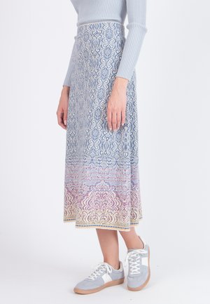 ORNAMENT PATTERN - Trapecinis sijonas - off white