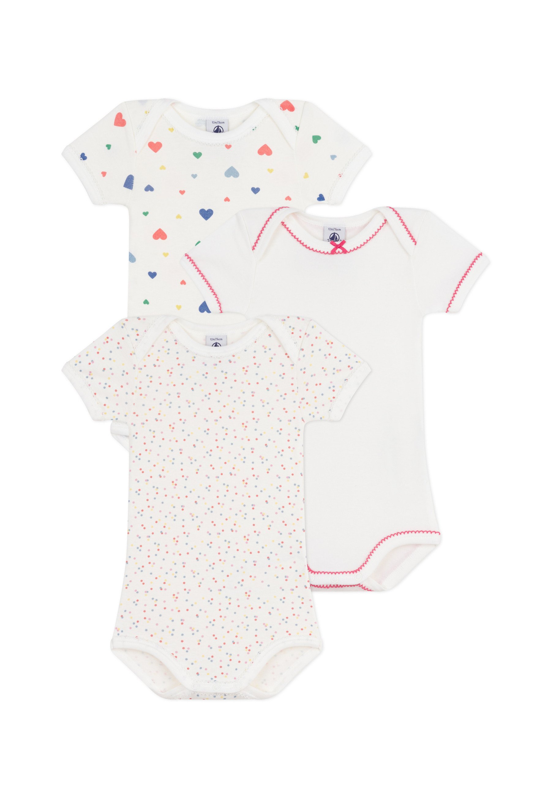 Petit Bateau BÉBÉ PACK Body multi-coloured/mehrfarbig