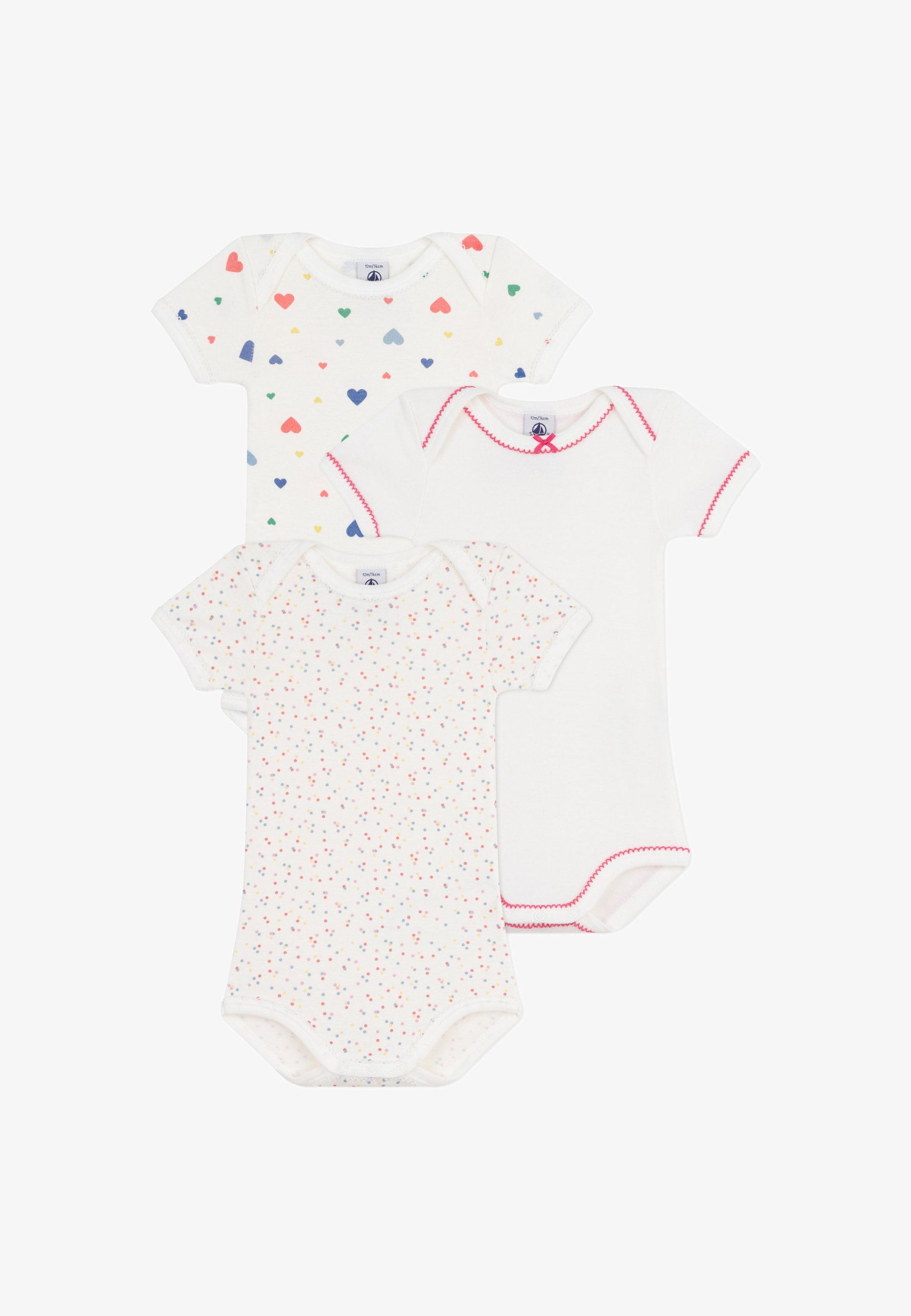 Petit Bateau BÉBÉ PACK Body multi-coloured/mehrfarbig