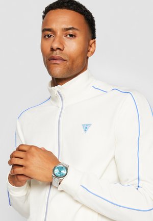 Guess CONNOISSEUR - Montre - silver-coloured/blue sunray