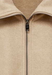 Mango Mikina so zipsom - beige