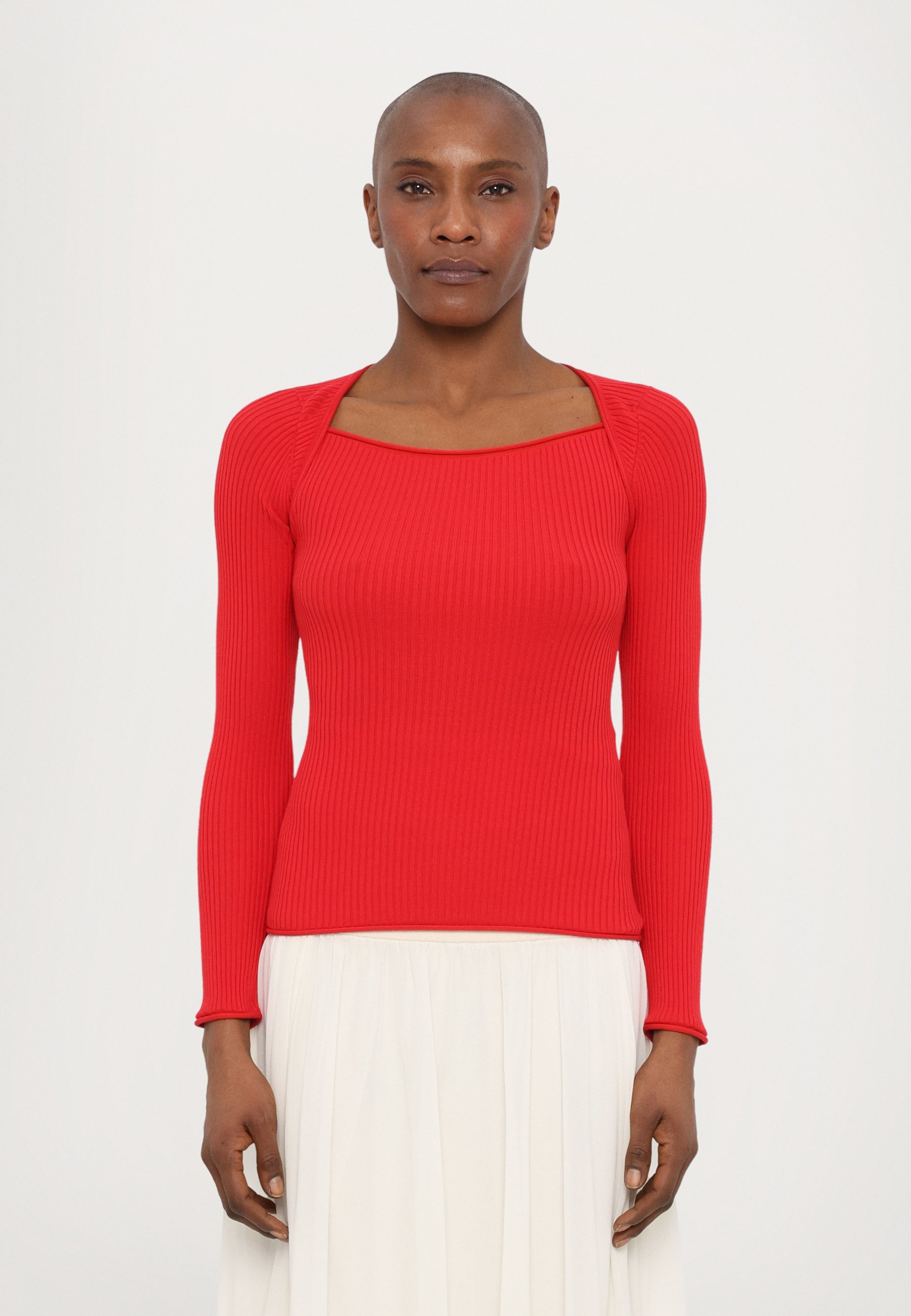 売れ筋商品|||マレーラ Tシャツ レディース トップス DEBUTTO - Long sleeved top - rosso Marella DEBUTTO - Long sleeved top - rosso/red - Zalando