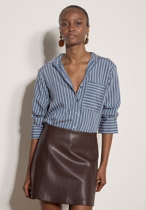 Apricot, OVERSIZED STRIPE SHIRT - Chemisier - blue