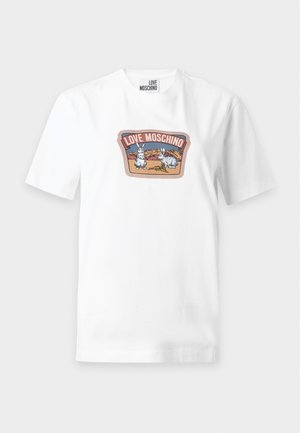 Love Moschino, TEES - Тениска с щампа - white