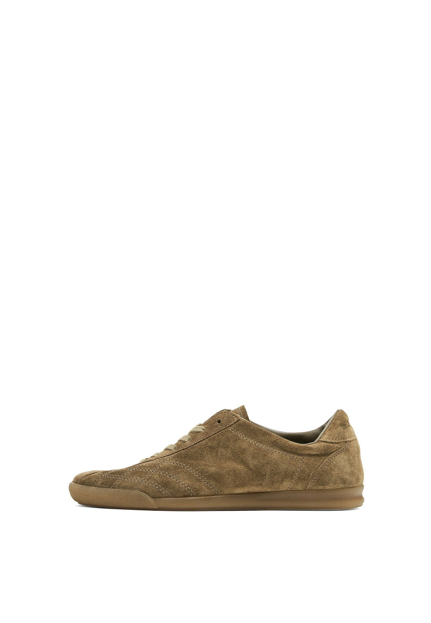 ☆日本未入荷*Massimo Dutti*本革スエードスニーカー/CAMEL☆ Massimo Dutti Trainers - camel - Zalando.co.uk