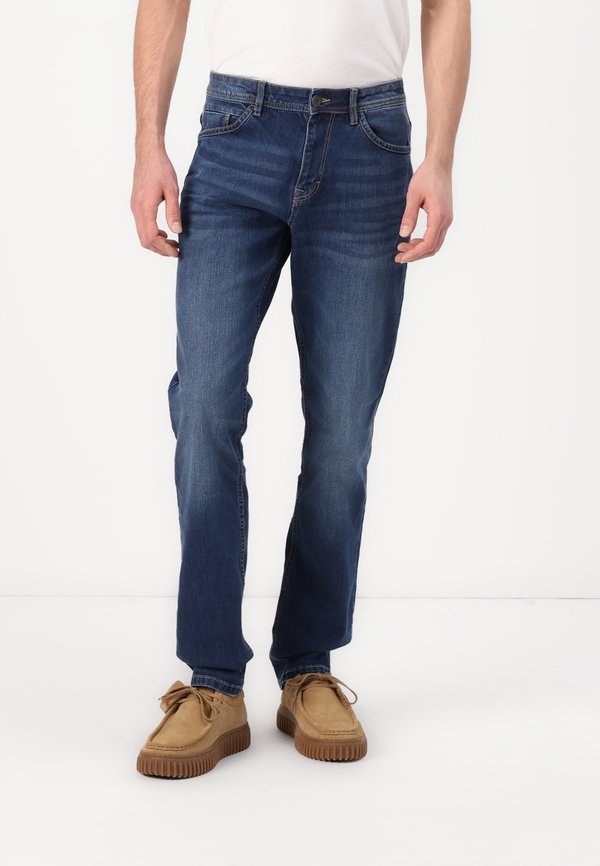 JOSH - Straight leg jeans - mid stone wash denim