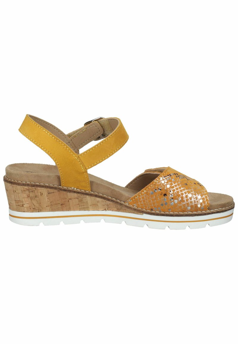 Damen Sneaker | Bama Keilsandalette gelb/gelb - VW59815 Damen Sneaker | Bama Keilsandalette gelb/gelb - VW59815