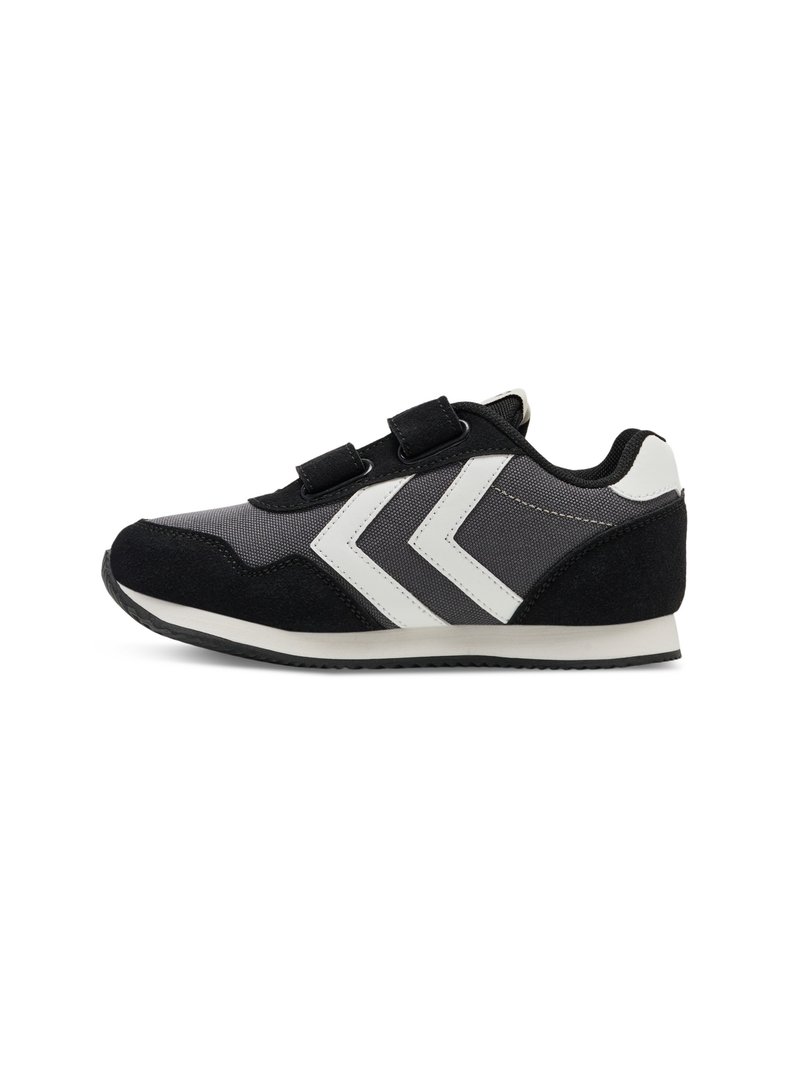 Hummel RELFEX DOUBLE JR - Sneakers - black/asphalt/mørkegrå - Zalando.dk