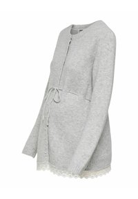 ONLY MATERNITY OLMCHER - Cardigan - light grey melange