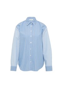 RELAXED FIT MIT STREIFENMIX - Chemisier - blau