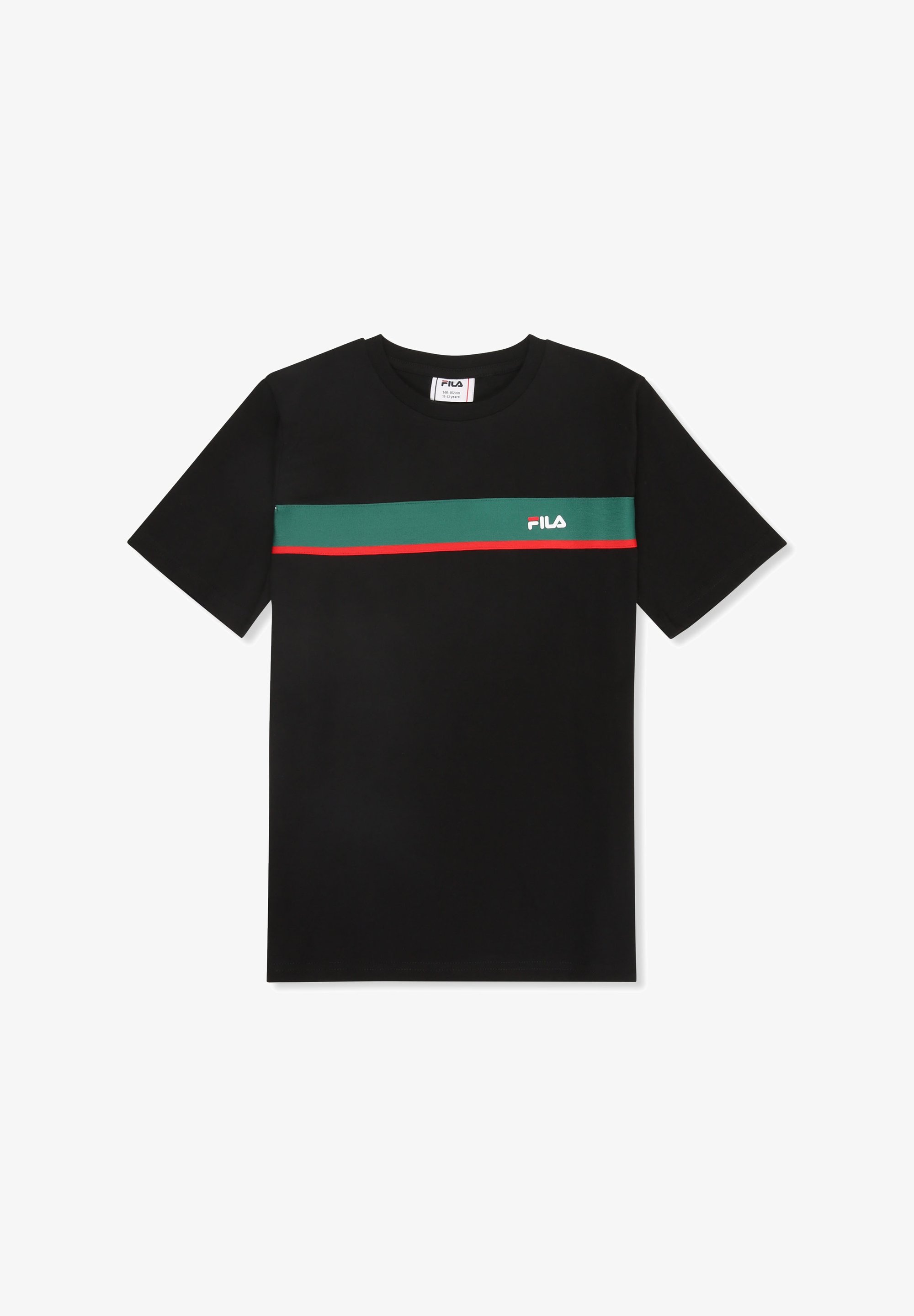 Fila CAMPASSO REGULAR T-shirt imprimé black/noir