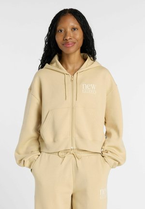 New Balance Sweatjacke - toasted sesame