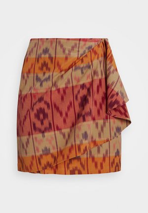 Lauren Ralph Lauren Woman DELFUOLA - A-silueta svārki - berry multi