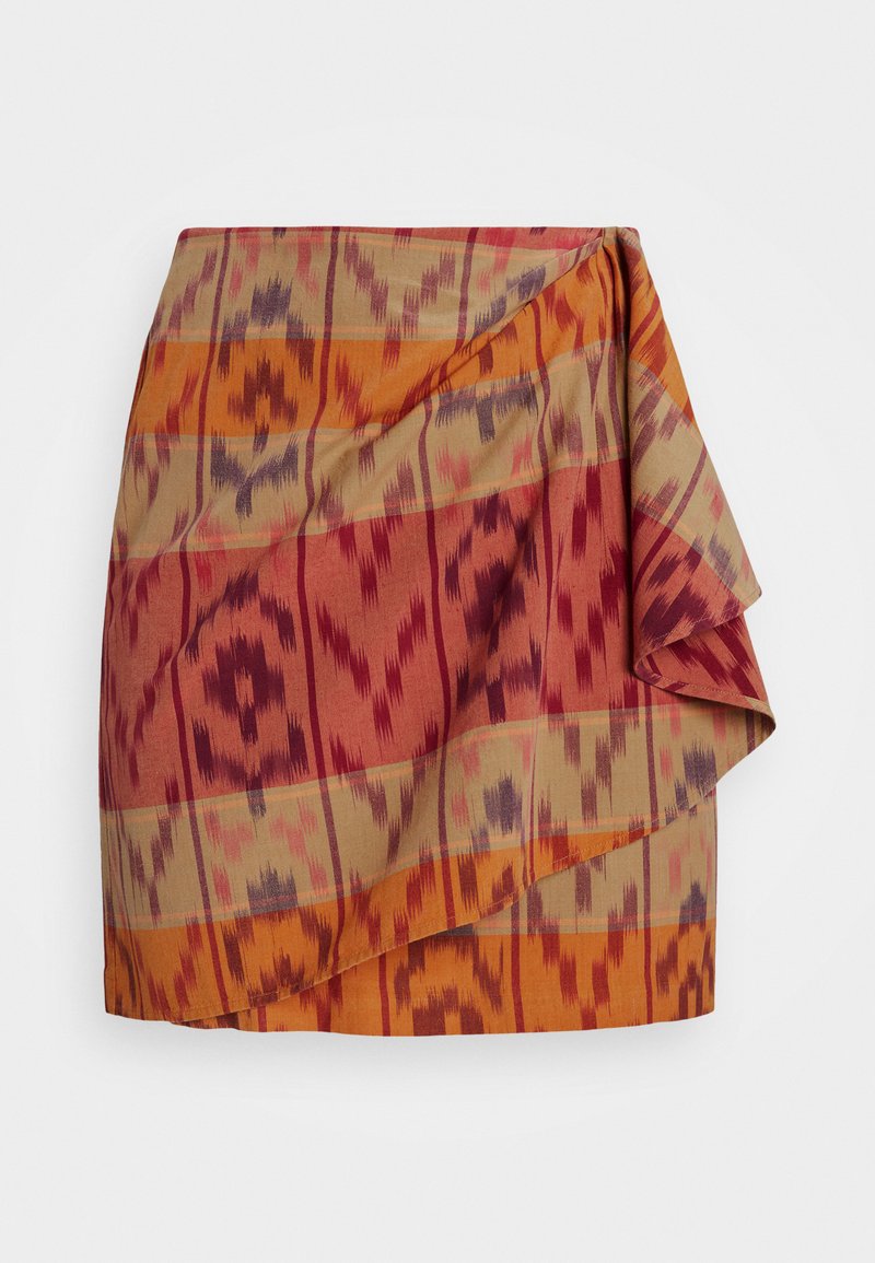 Lauren Ralph Lauren Woman DELFUOLA - A-lõikeline seelik - berry multi