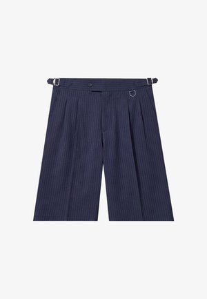 RETERNITY, TAILORED BAGGY SHORTS - Short - pinstripe blue