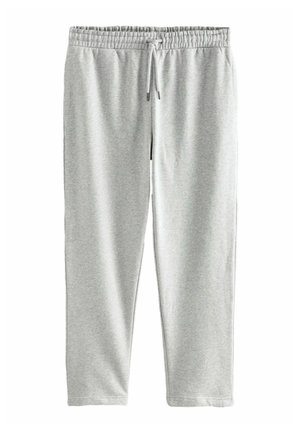 Lichtgrijze sweatpants met een elastische tailleband, verstelbare drawstring en een zachte, geweven katoenmix. Rechtaflopende pijpen.